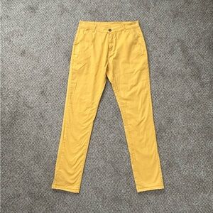 Men’s 30Wx30L Yellow Pants